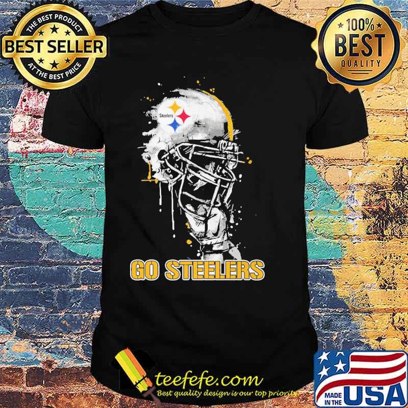 Go steelers helmet football shirt