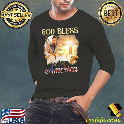 God bless america eagle shirt