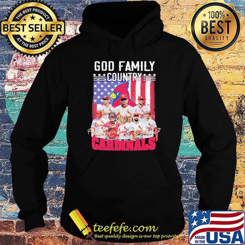God Family Country Cardinals America Flag Signature Shirt Hoodie God Family Country Cardinals America Flag Signature Shirt Hoodie