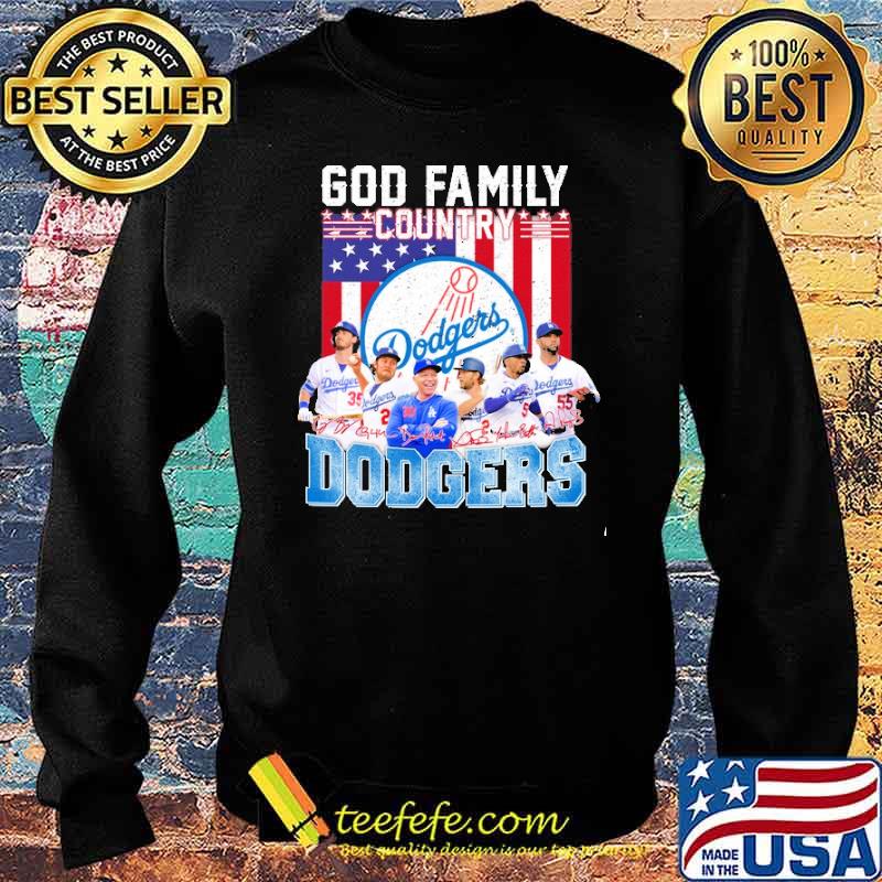 God Family Country Dodgers Signature Shirt Sweater God Family Country Dodgers Signature Shirt Sweater