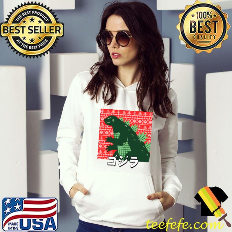 Godzilla christmas T-Shirt Hoodie Godzilla christmas T-Shirt Hoodie