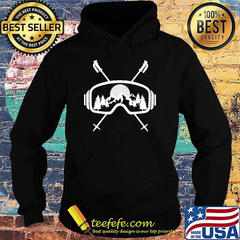Goggles Ski Mountain Logo Shirt Hoodie Goggles Ski Mountain Logo Shirt Hoodie