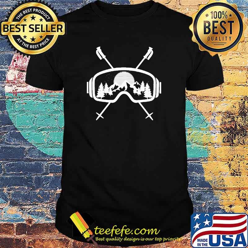 Goggles Ski Mountain Logo Shirt Goggles Ski Mountain Logo Shirt