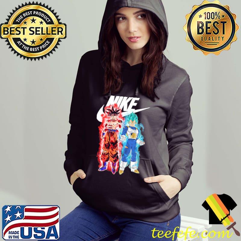 Goku And Vegeta Nike Shirt Hoodie Goku And Vegeta Nike Shirt Hoodie