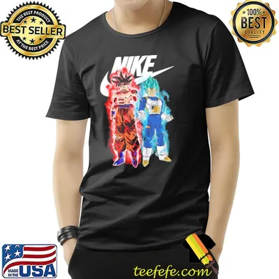 Goku And Vegeta Nike Shirt