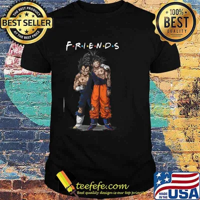 Goku Y Vegeta Friends Dragon Ball Amime Shirt