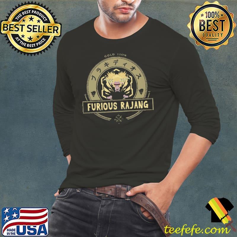 Gold Lion Furious Rajang Shirt Long Sleeve Tee Gold Lion Furious Rajang Shirt Long Sleeve Tee