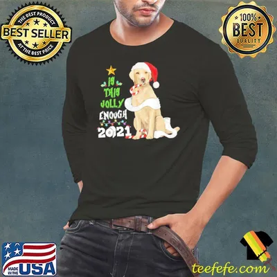 Golden Is This Jolly Enough 2021 Christmas Shirt
