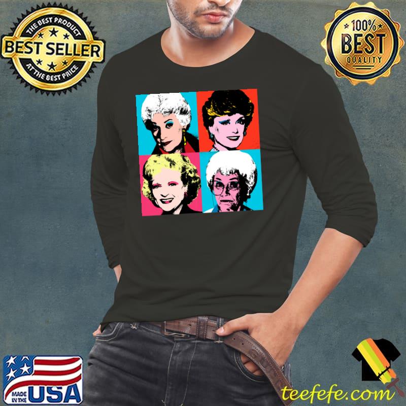 Golden Warhol Girls Classic T-Shirt Long Sleeve Tee Golden Warhol Girls Classic T-Shirt Long Sleeve Tee