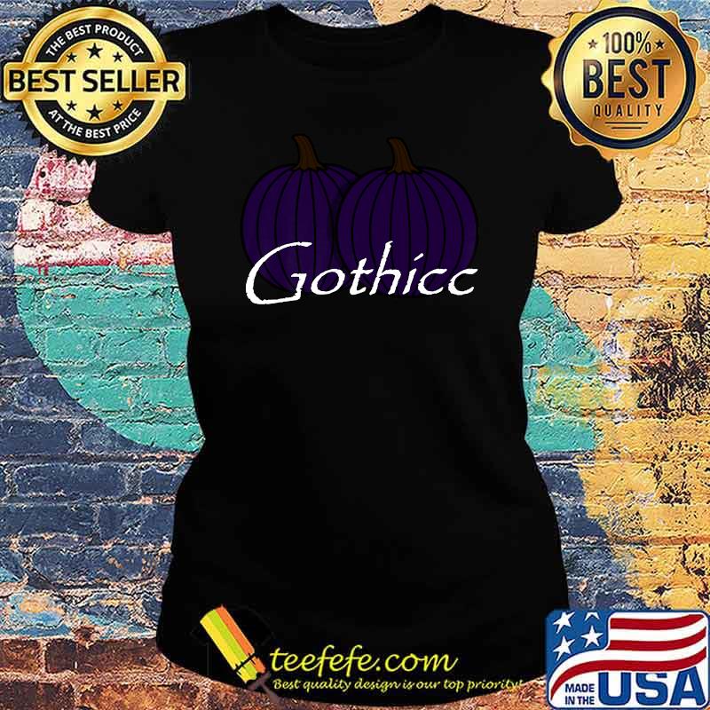 Gothic dark Pumpkin boobs Gothicc Goth Thicc funny gift Premium T-Shirt Ladies tee Gothic dark Pumpkin boobs Gothicc Goth Thicc funny gift Premium T-Shirt Ladies tee