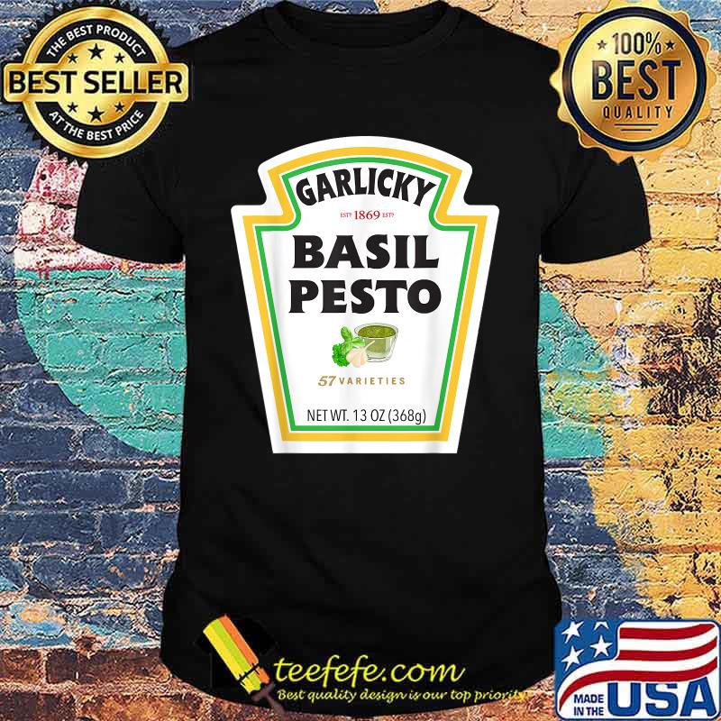 Gralicky Since 1869 Basil Pesto Sauce Bottle Label Halloween T-Shirt