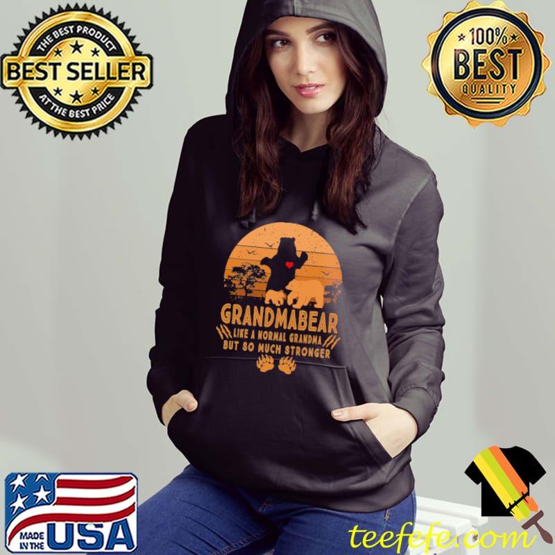 Grandma Bear Like A Normal Grandma But So Much Stronger Vintage Halloween Shirt Grandma Bear Like A Normal Grandma But So Much Stronger Vintage Halloween Shirt