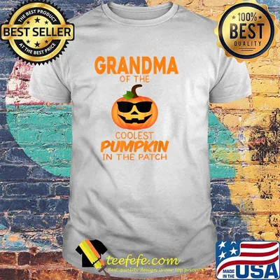 Grandma Of The Coolest Pumpkin In The Patch Halloween G-MA T-Shirt