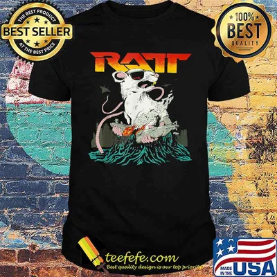 Graphic Ratts Memes Rock Music T-Shirt