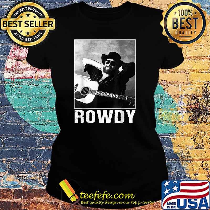 Graphic Rowdys Vaporware Hank Classic Art Williams Guitarist T-Shirt Ladies tee Graphic Rowdys Vaporware Hank Classic Art Williams Guitarist T-Shirt Ladies tee