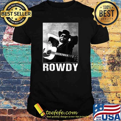Graphic Rowdys Vaporware Hank Classic Art Williams Guitarist T-Shirt