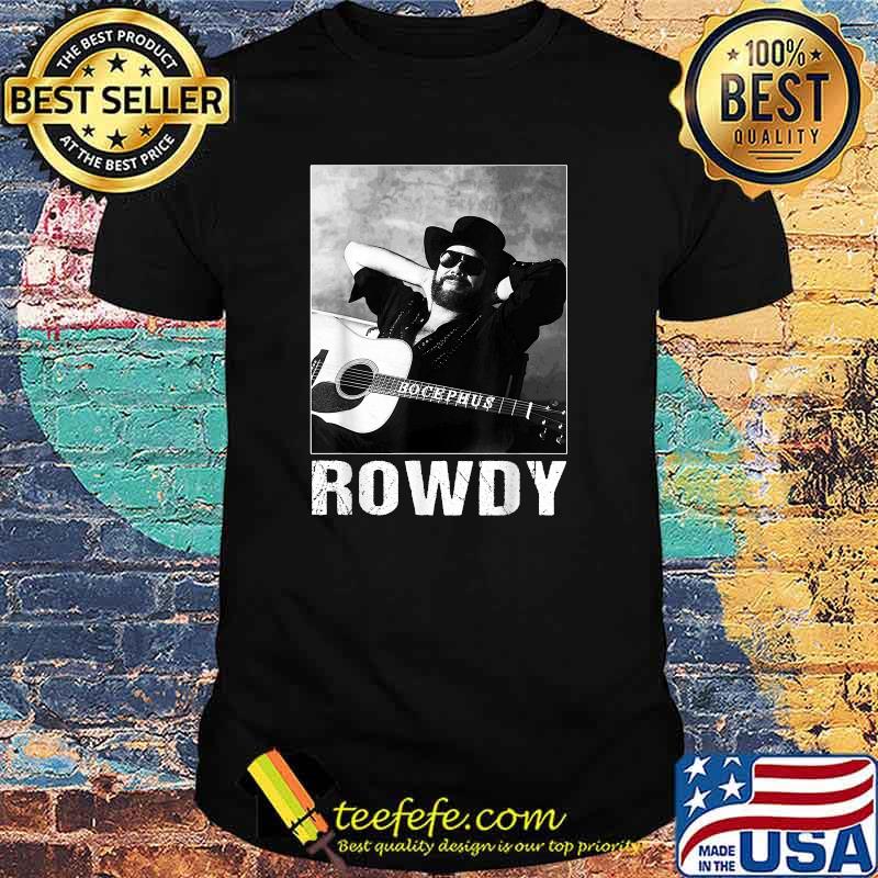 Graphic Rowdys Vaporware Hank Classic Art Williams Guitarist T-Shirt Graphic Rowdys Vaporware Hank Classic Art Williams Guitarist T-Shirt