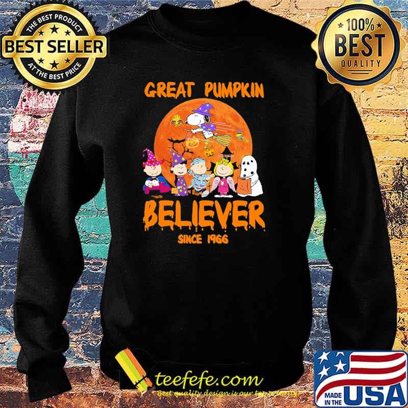 Great Pumkin Believer Since 1966 Snoopy Halloween Shirt Sweater Great Pumkin Believer Since 1966 Snoopy Halloween Shirt Sweater