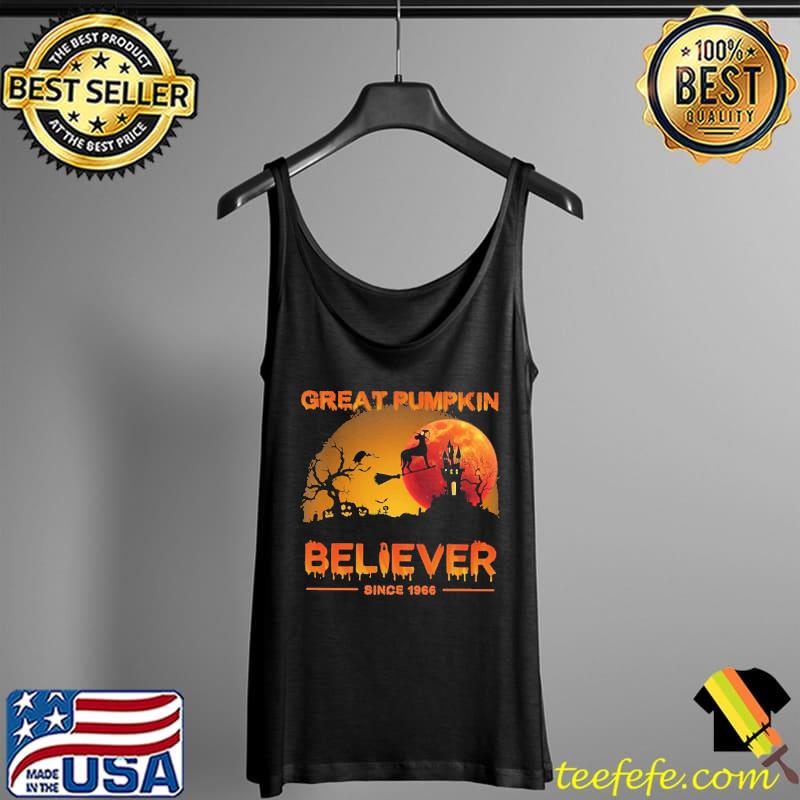 Great Pumpkin Believer Since 1966 Halloween Shirt Tank Top Great Pumpkin Believer Since 1966 Halloween Shirt Tank Top