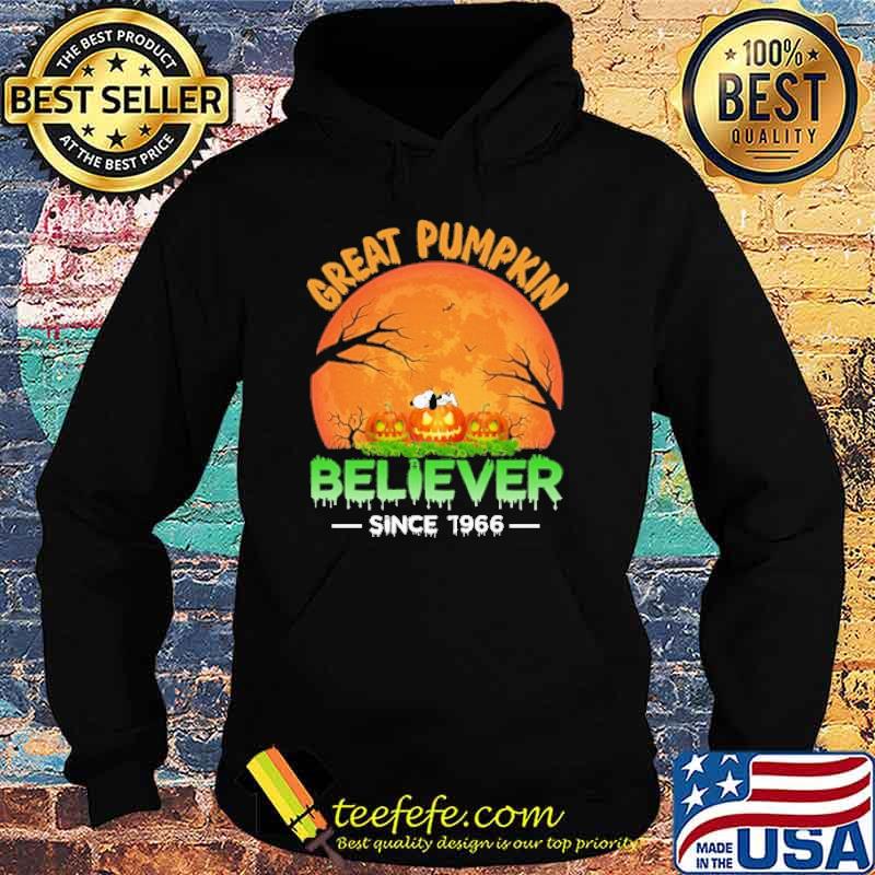 Great pumpkin believer since 1966 snoopy blood moon halloween s Hoodie Great pumpkin believer since 1966 snoopy blood moon halloween s Hoodie