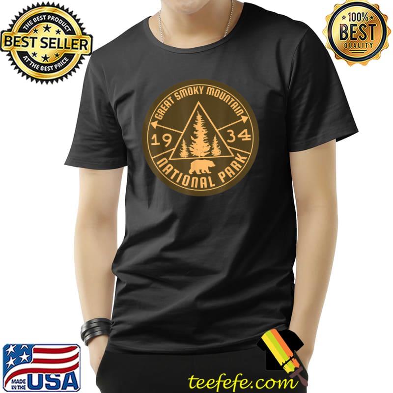 Great Smoky Mountain National Park Tennessee Hiking Bear T-Shirt Unisex Great Smoky Mountain National Park Tennessee Hiking Bear T-Shirt Unisex
