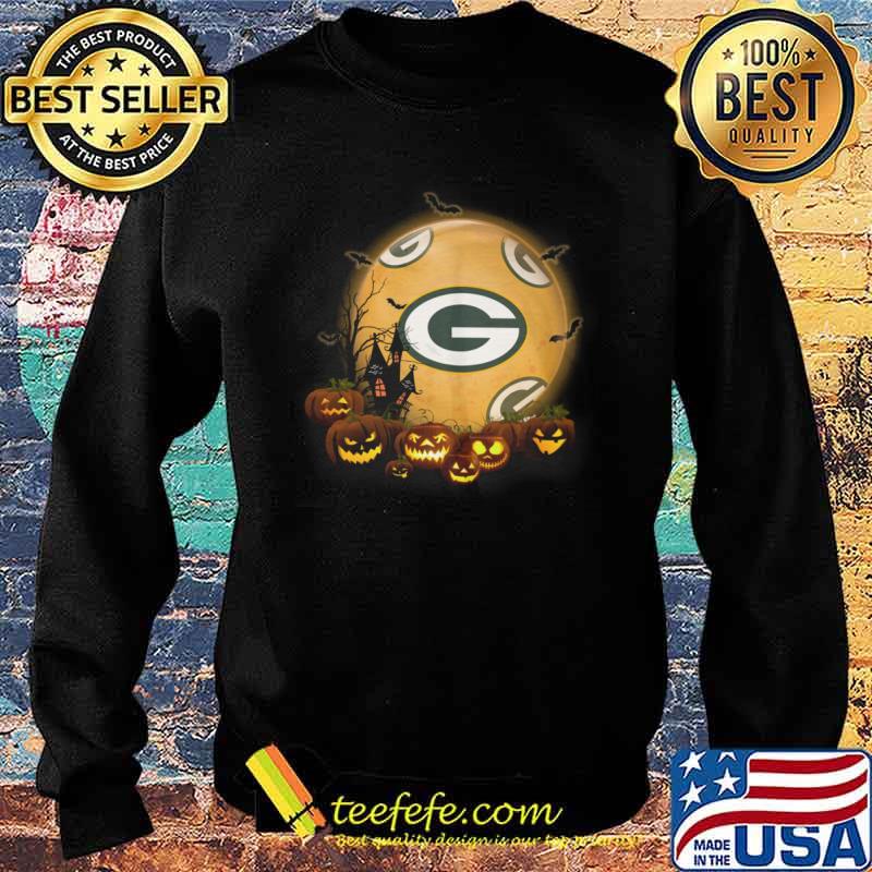 Green Bay Packer Pumpkin Halloween Shirt Sweater Green Bay Packer Pumpkin Halloween Shirt Sweater