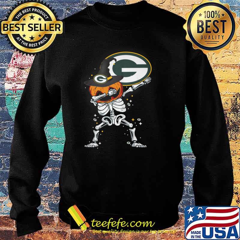 Green Bay Packer Skull Halloween Shirt Sweater Green Bay Packer Skull Halloween Shirt Sweater