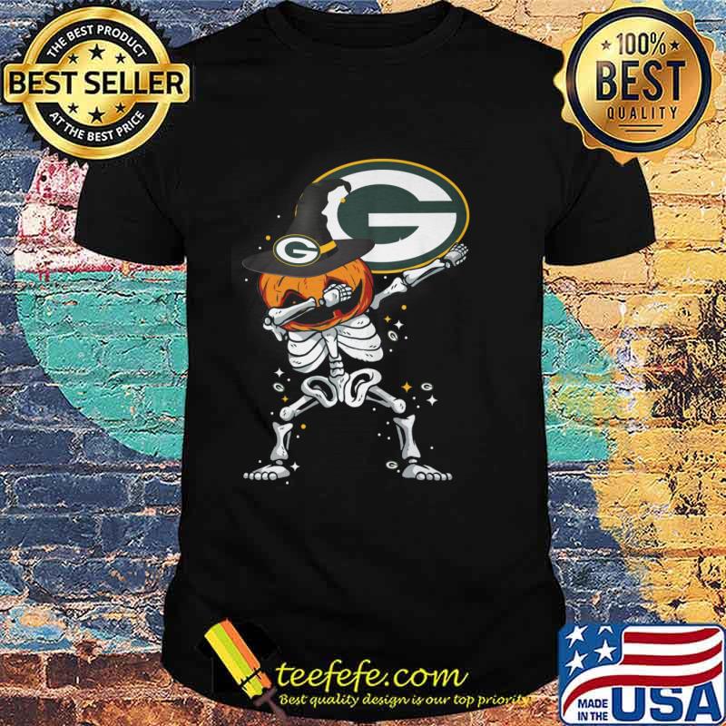 Green Bay Packer Skull Halloween Shirt Green Bay Packer Skull Halloween Shirt