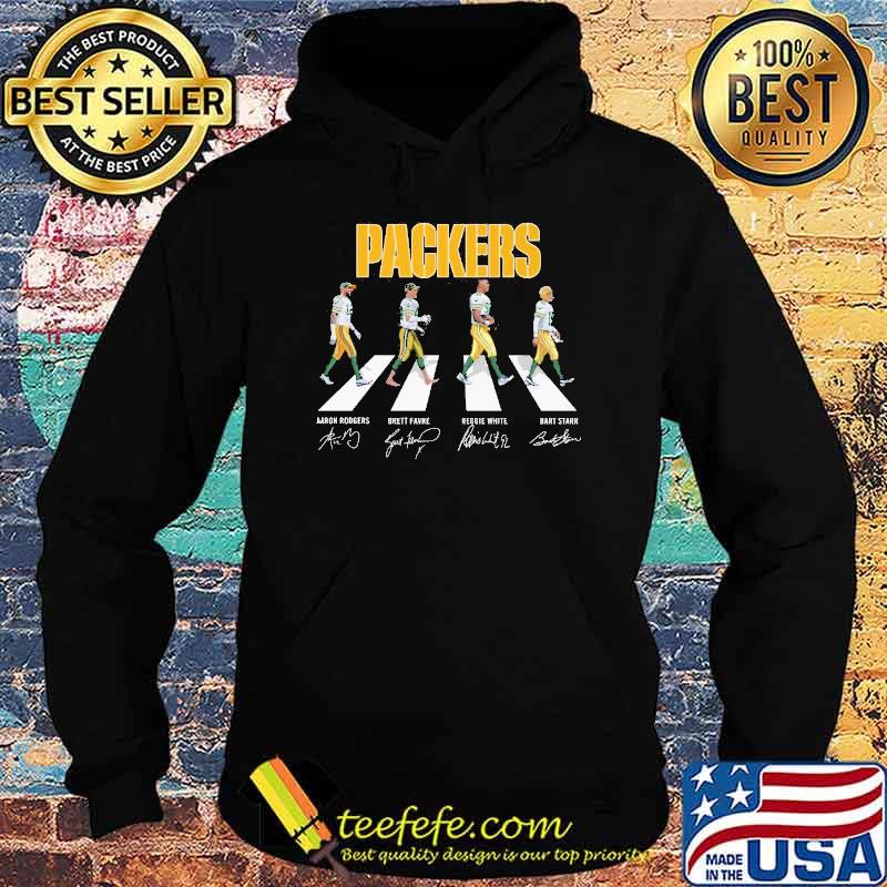 Green bay packers abbey road signatures s Hoodie Green bay packers abbey road signatures s Hoodie