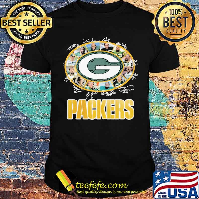 Green bay packers signatures football shirt