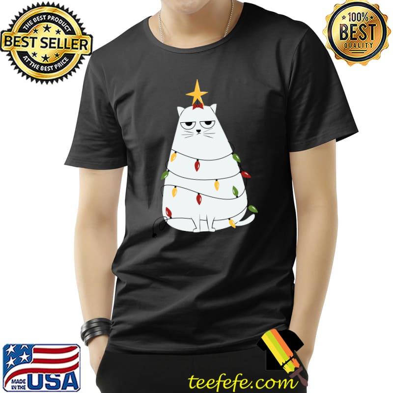 Grumpy Christmas Cat Classic T-Shirt Unisex Grumpy Christmas Cat Classic T-Shirt Unisex