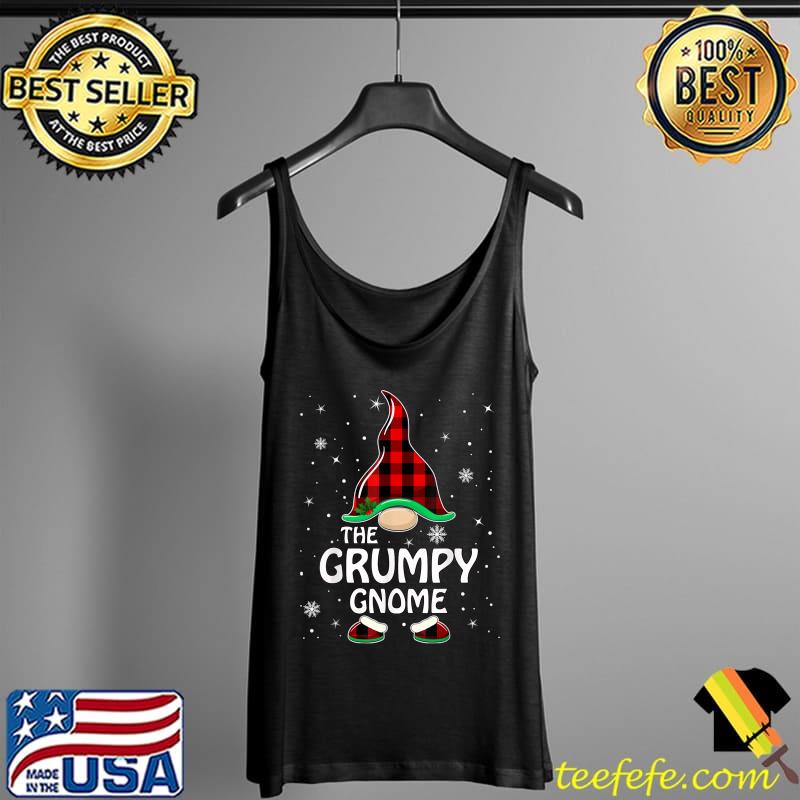 Grumpy Gnome Buffalo Plaid Matching Family Christmas Pajama T-Shirt Tank Top Grumpy Gnome Buffalo Plaid Matching Family Christmas Pajama T-Shirt Tank Top