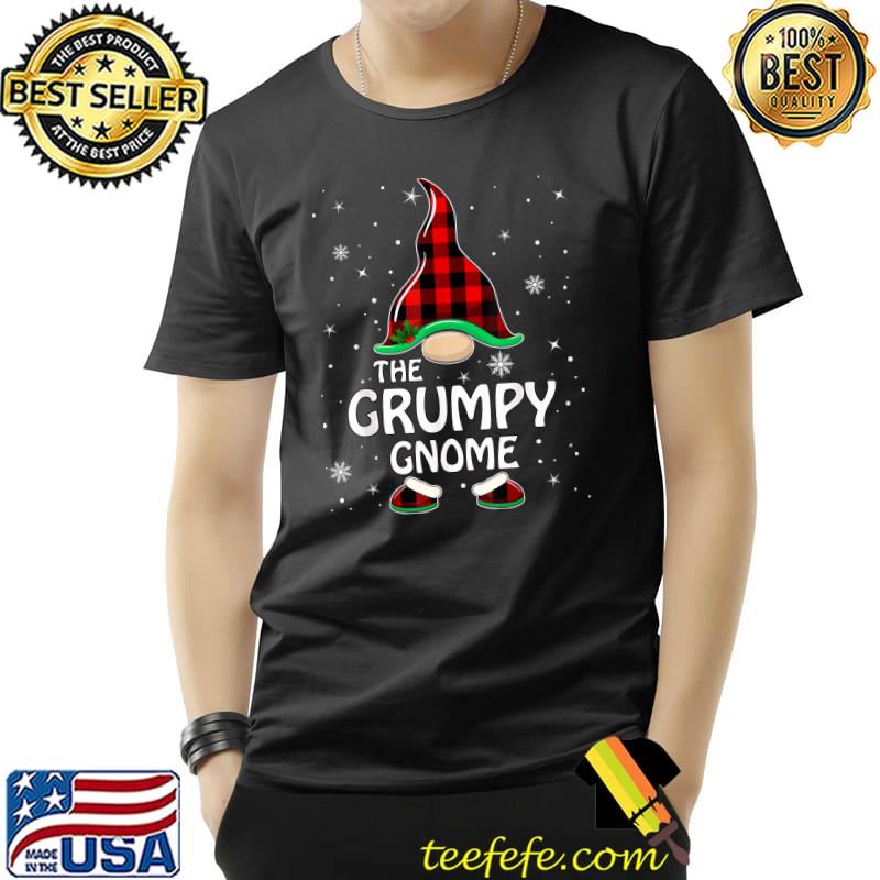 Grumpy Gnome Buffalo Plaid Matching Family Christmas Pajama T-Shirt Grumpy Gnome Buffalo Plaid Matching Family Christmas Pajama T-Shirt