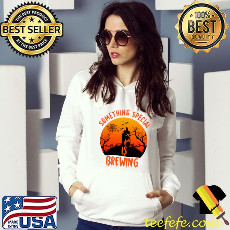 Halloween costume Something Special is Brewing Pregnant Pumpkin blood moon T-Shirt