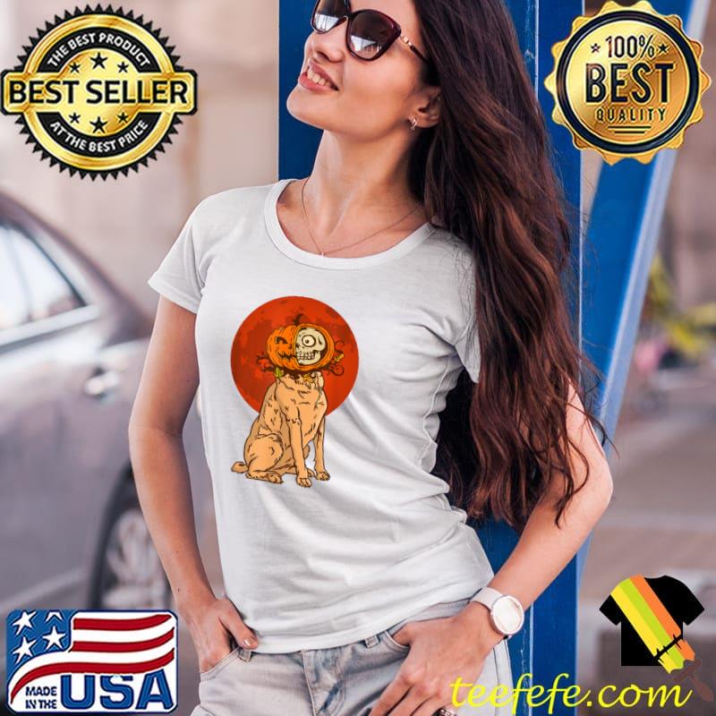 Halloween Dog Trick Or Treat Spooky Puppy Ghost T-Shirt Ladies Tee Halloween Dog Trick Or Treat Spooky Puppy Ghost T-Shirt Ladies Tee