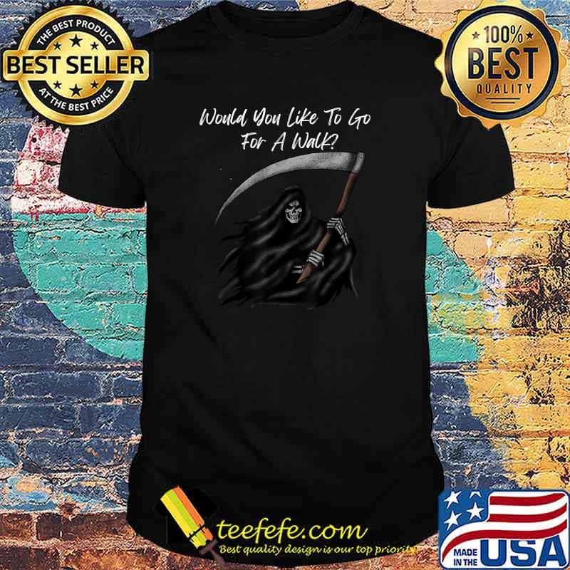 Halloween Grim Reaper Last Walk October Holiday Spooky T-Shirt Halloween Grim Reaper Last Walk October Holiday Spooky T-Shirt