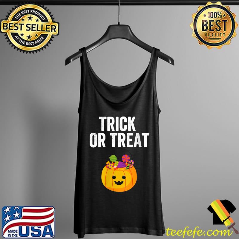 Halloween Jack O' Lantern Trick or Treat T-Shirt Tank Top Halloween Jack O' Lantern Trick or Treat T-Shirt Tank Top