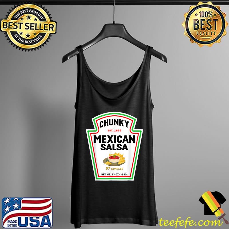 Halloween Matching Costume Chunky Mexican Salsa Bottle Label T-Shirt Tank Top Halloween Matching Costume Chunky Mexican Salsa Bottle Label T-Shirt Tank Top