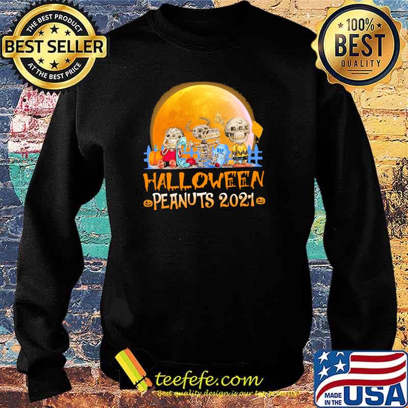Halloween peanuts 2021 skeleton charlie snoopy blood moon s Sweater Halloween peanuts 2021 skeleton charlie snoopy blood moon s Sweater