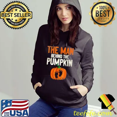 Halloween Pregnancy Announcement The Man Behind The Pumpkin T-Shirt