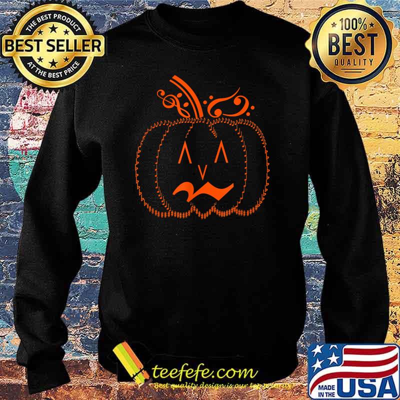 Halloween, Pumpkin, music teacher, Halloween costume, notes T-Shirt Sweater Halloween, Pumpkin, music teacher, Halloween costume, notes T-Shirt Sweater