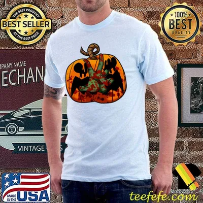 Halloween Pumpkins Zombie T-Shirt