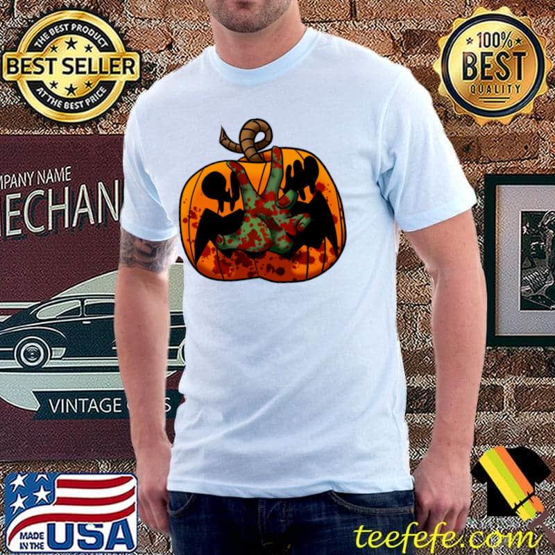 Halloween Pumpkins Zombie T-Shirt