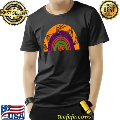 Halloween Rainbow Costume Shirt Retro Vintage T-Shirt