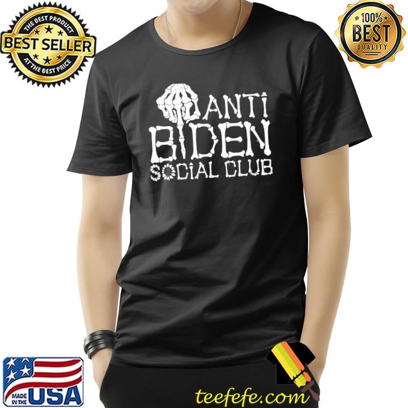 Halloween Skeleton Anti Biden Social Club Shirt Unisex Halloween Skeleton Anti Biden Social Club Shirt Unisex