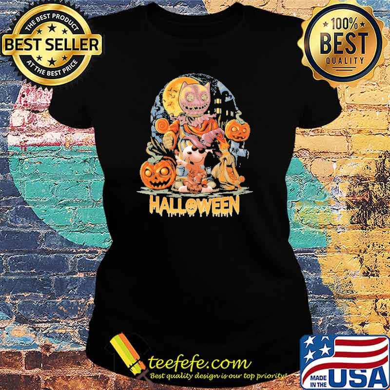 Halloween Snoopy Pumpkin Shirt Ladies tee Halloween Snoopy Pumpkin Shirt Ladies tee