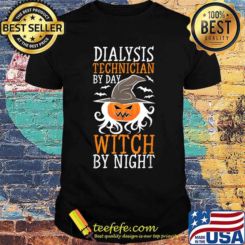 Halloween Witch & Dialysis Technician T-Shirt