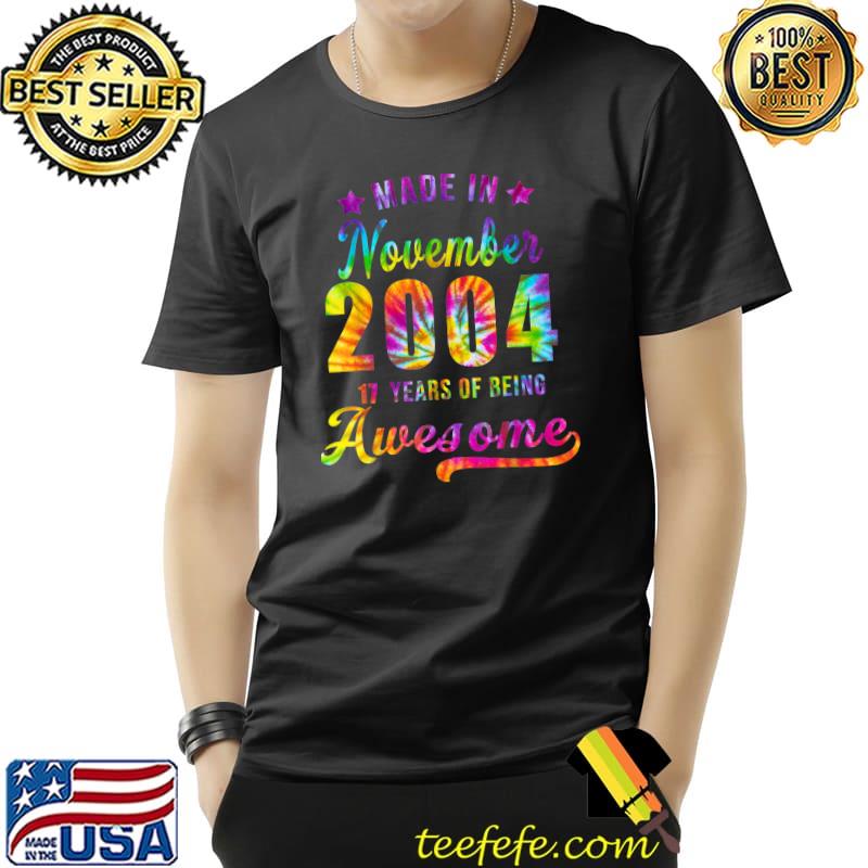 Happy 11th Birthday Decoration Made In November 2004 T-Shirt Unisex Happy 11th Birthday Decoration Made In November 2004 T-Shirt Unisex