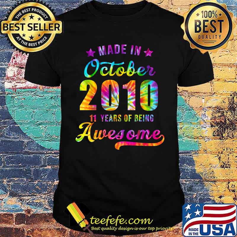 Happy 11th Birthday Decoration Made In October 2010 T-Shirt Happy 11th Birthday Decoration Made In October 2010 T-Shirt