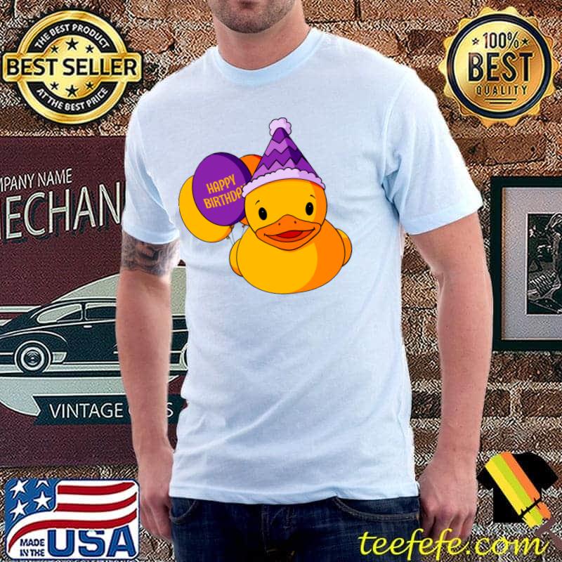 Happy Birthday Rubber Duck T-Shirt